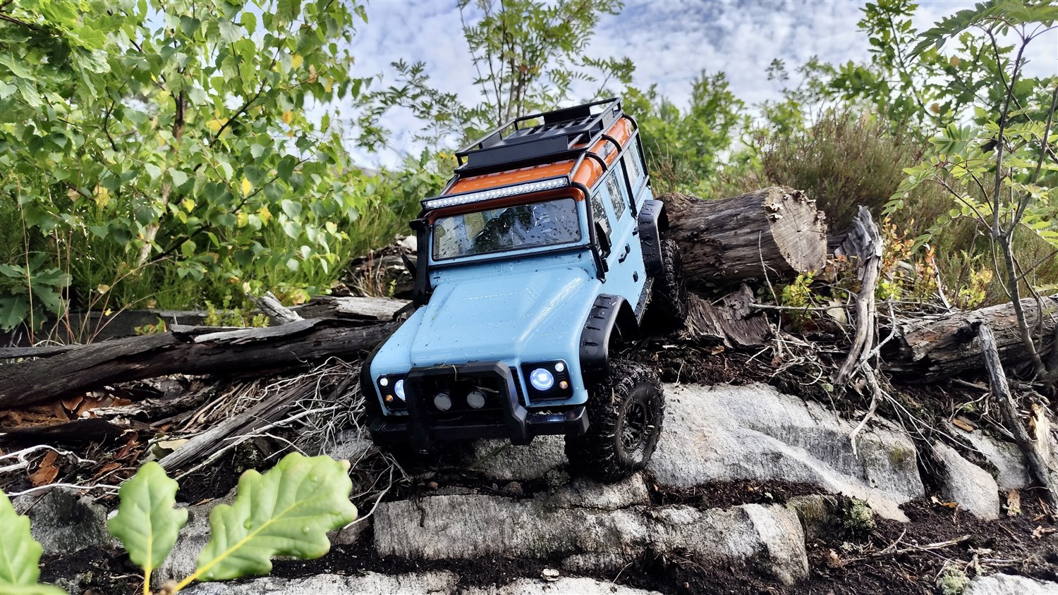 MJX Allrock H8H Brushless 1:8 Crawler 4WD Blue