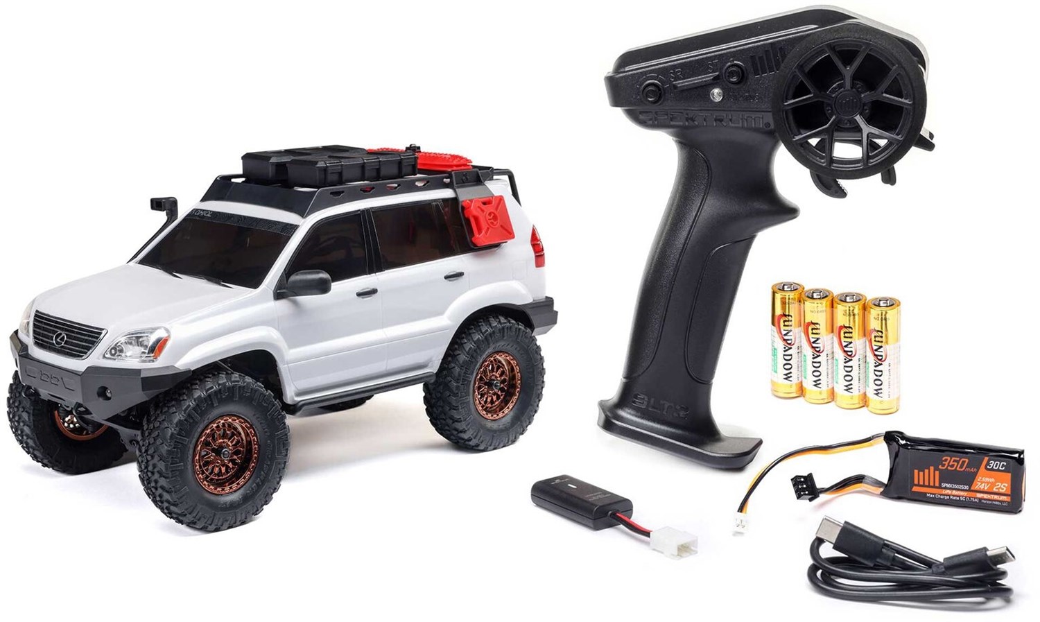 Axial SCX24 Lexus GX 470 Crawler 4WD White