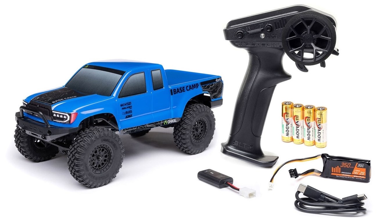 Axial SCX24 Base Camp Rock Crawler 4WD Blue