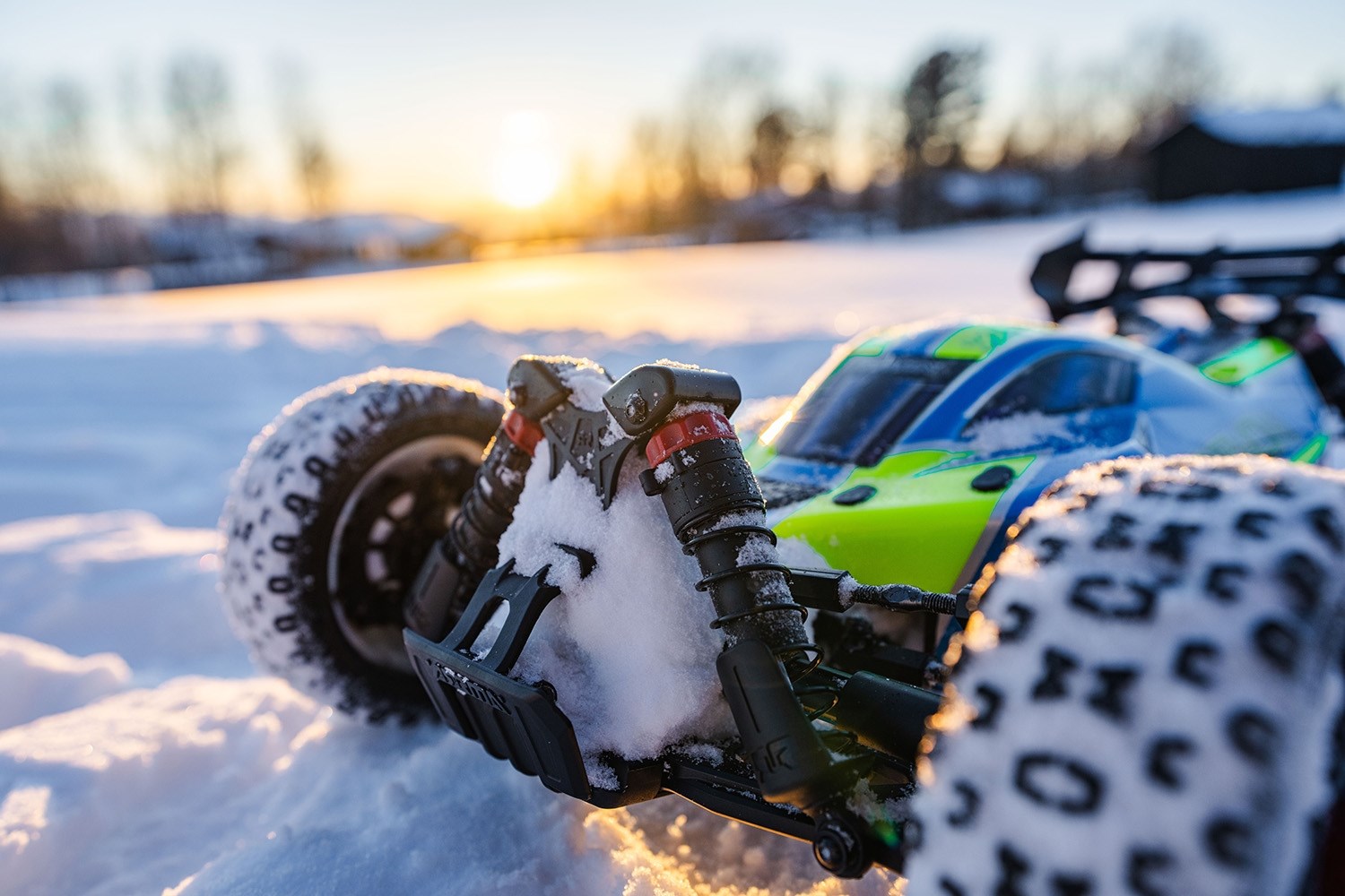 ARRMA Typhon 1/8 223S BLX 4WD Green/Yellow- RTR