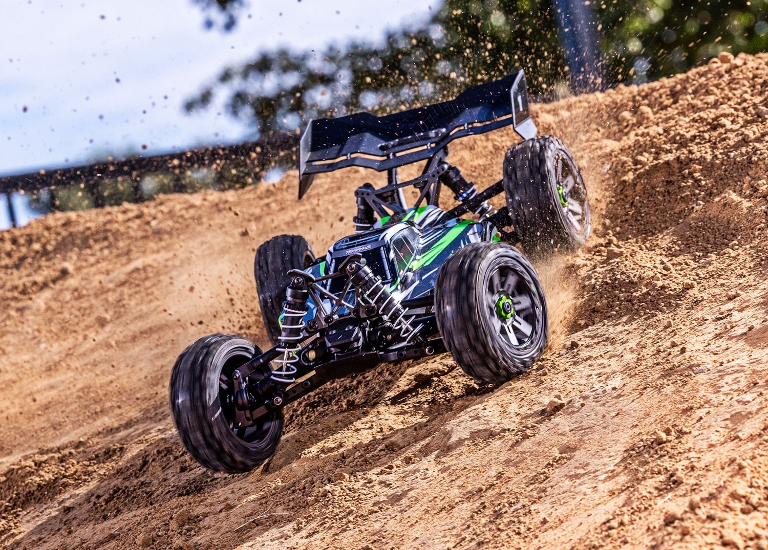 Traxxas Jato 4x4 BL-2S RTR EHD RTR Green