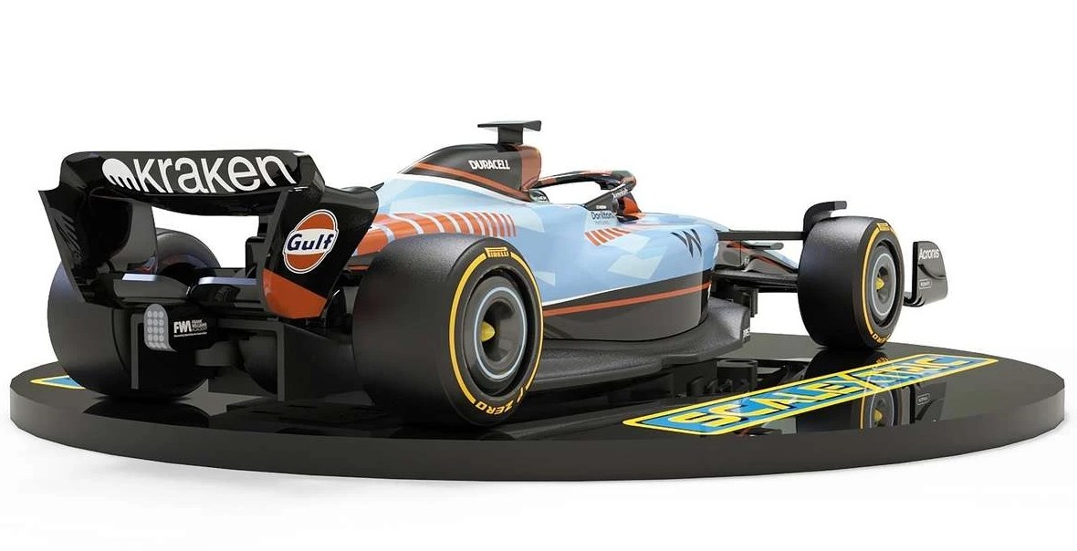 Scalextric Williams FW45 Alex Albon Gulf Edition