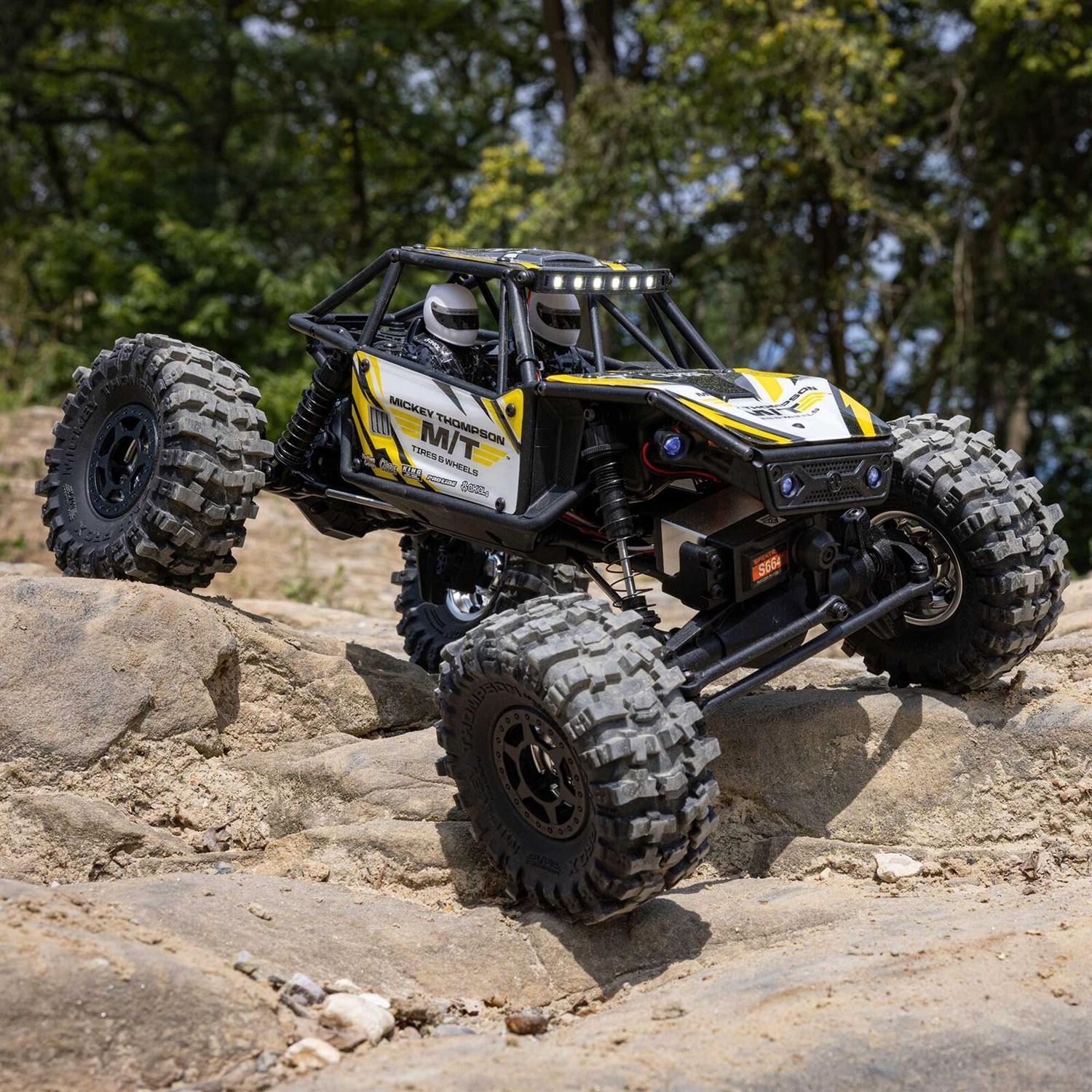 Axial UTB18 Capra Crawler 4WS Yellow - Komplett