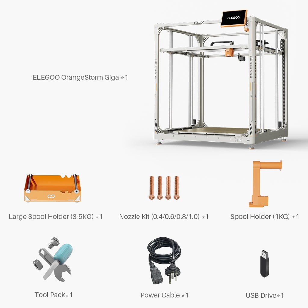 Elegoo OrangeStorm Giga - 3D-printer