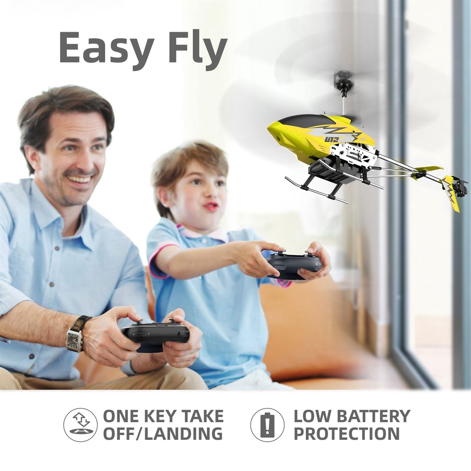 UDI U12S Helikopter RTF - Yellow