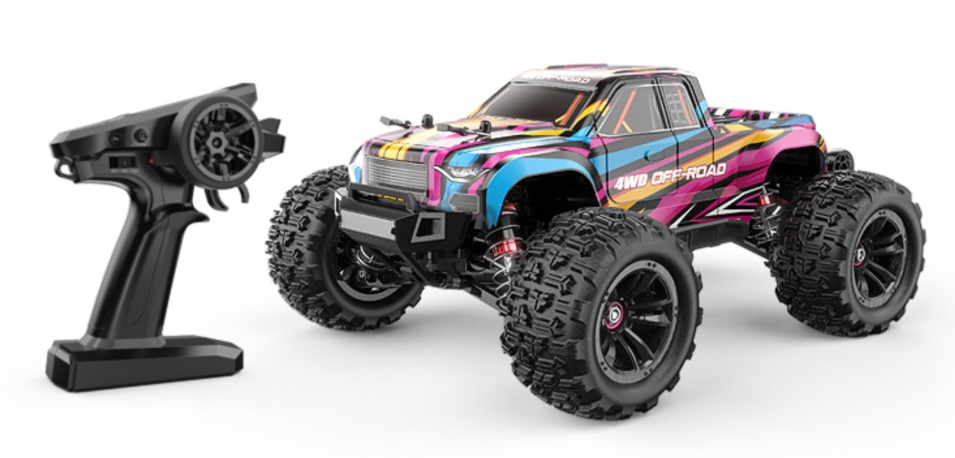 MJX HyperGo Brushless 1/16 4WD Monstertruck Pink
