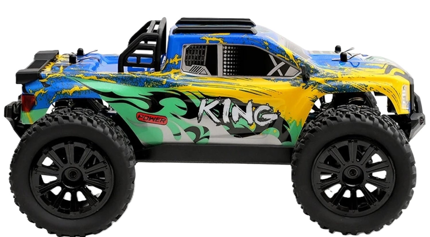 WLToys Monster 164018 1/16 4WD Blue Yellow