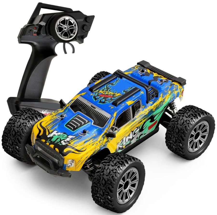 WLToys Monster 164018 1/16 4WD Blue Yellow