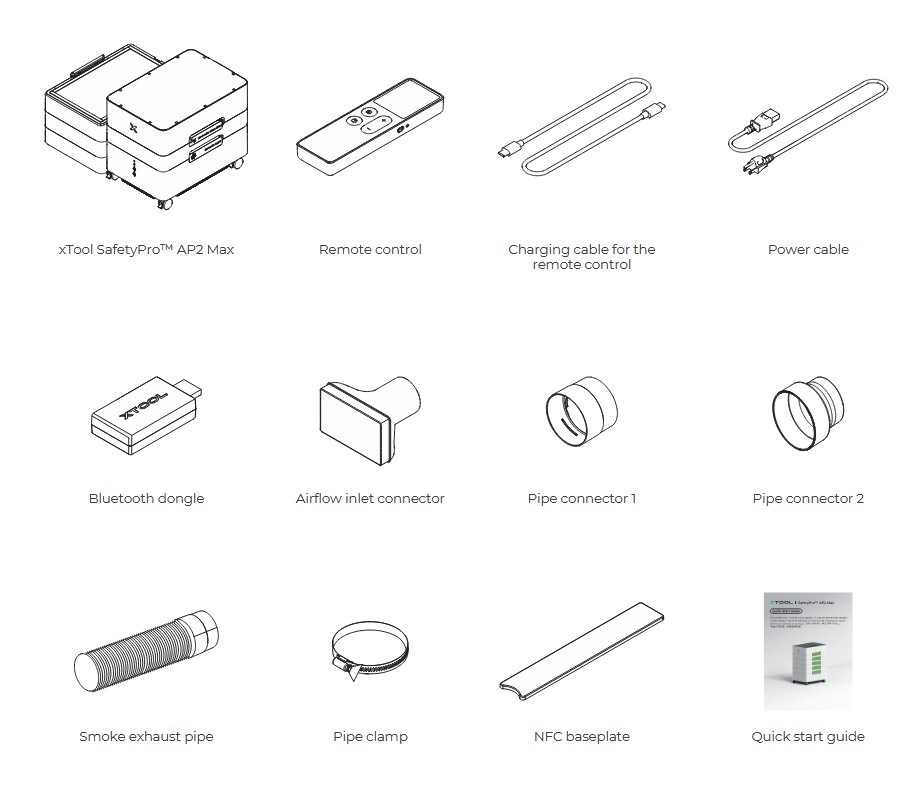 xTool SafetyPro AP2 Max Air Purifier