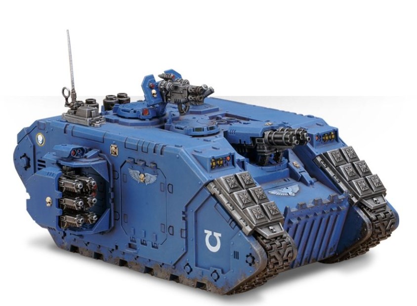 Warhammer 40K Space Marines- Land Raider Crusader