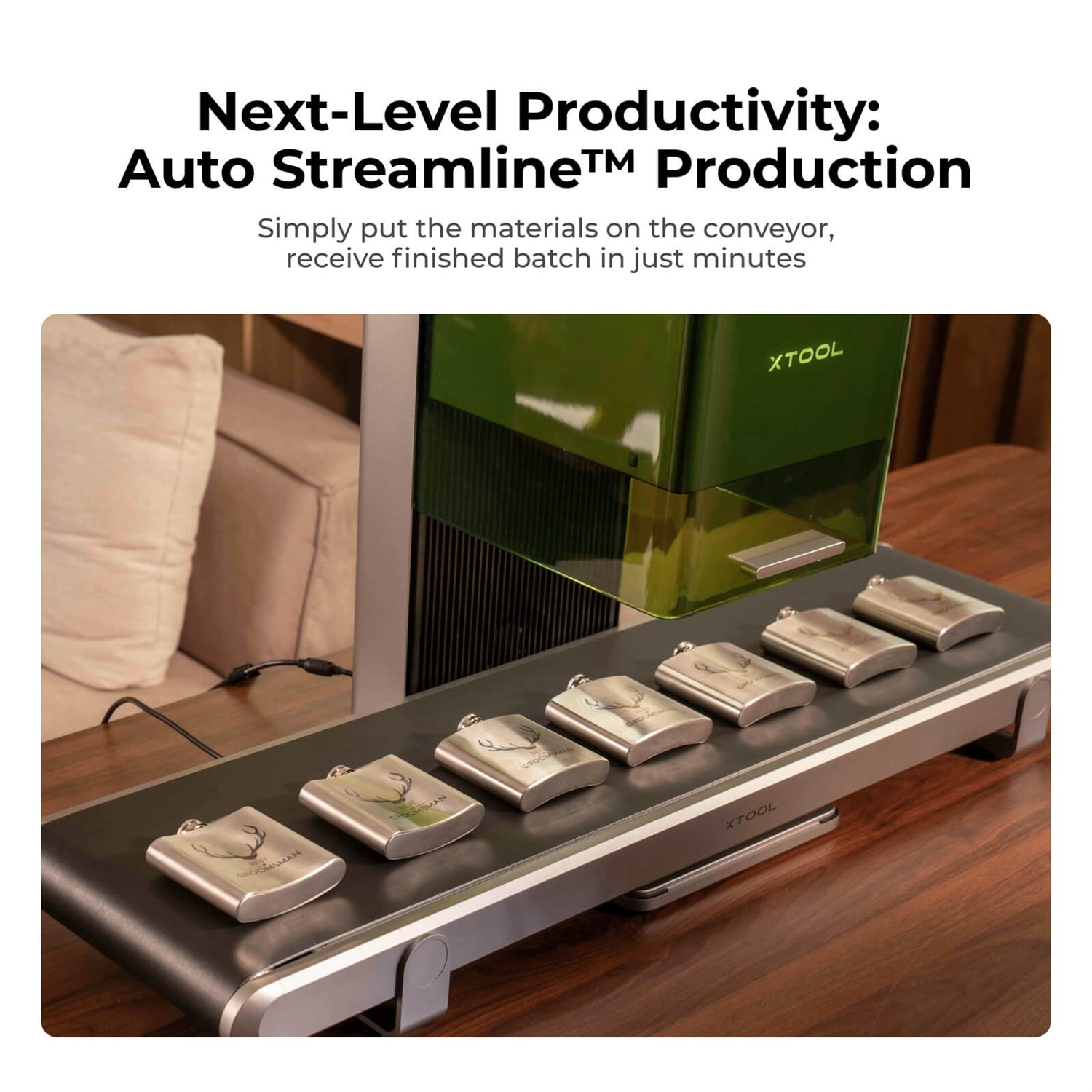 xTool Auto Streamline Conveyor - F2 Ultra