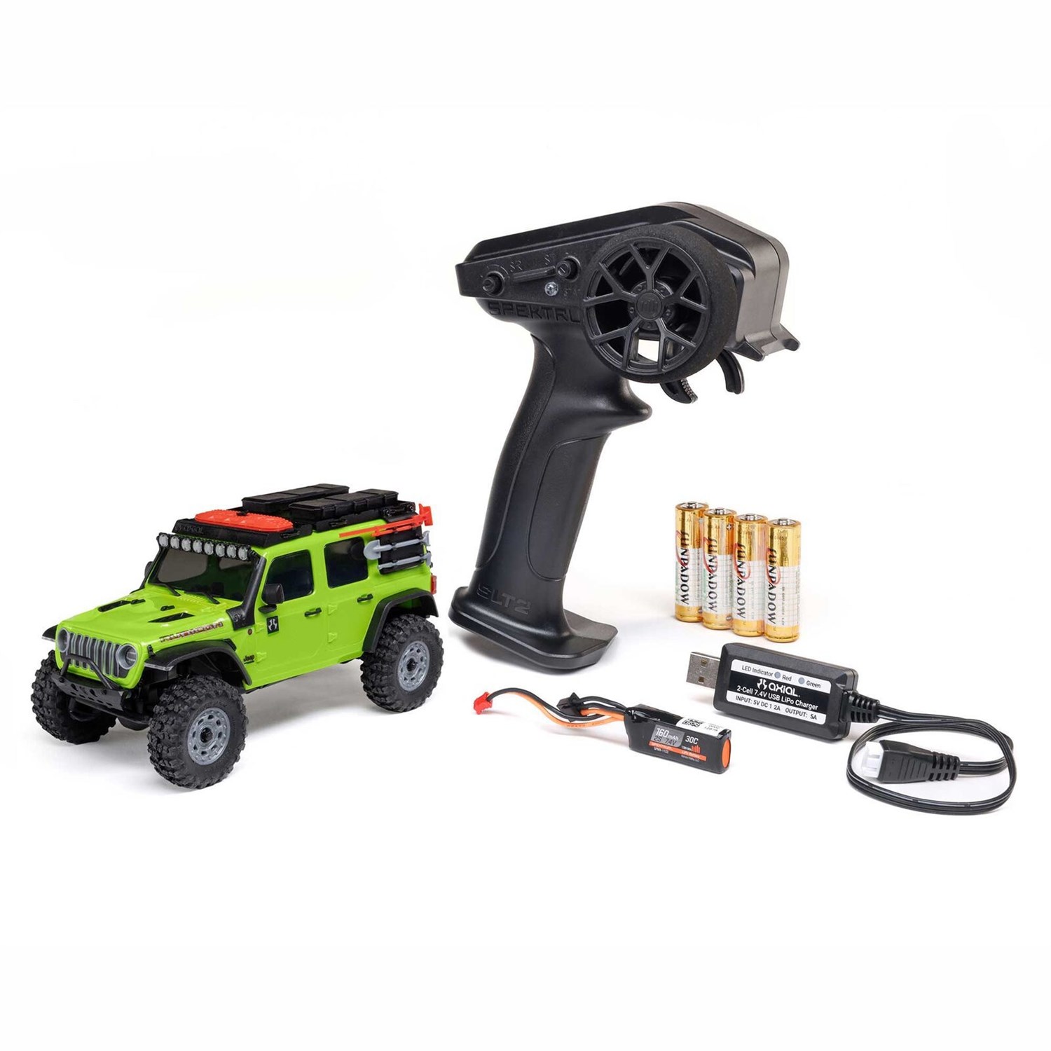 Axial SCX30 Jeep Wrangler JLU Crawler 4WD Green