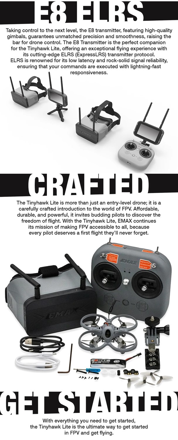 EMAX Tinyhawk Lite RTF Analog ELRS