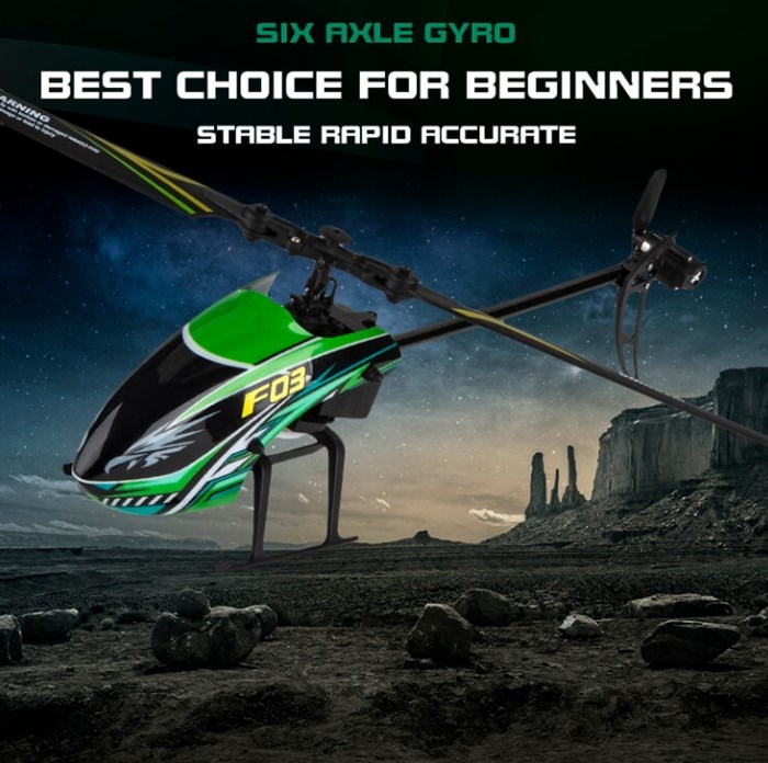 Kootai F03 Single Blade Flybarless RTF - Green