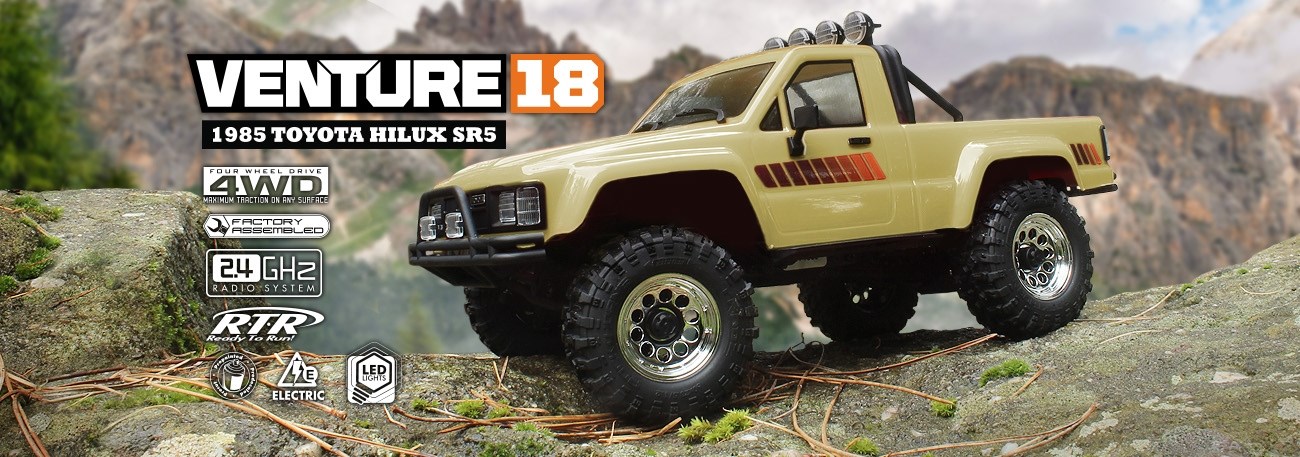 HPI Venture 18 Toyota Hilux SR5 RTR - Creme