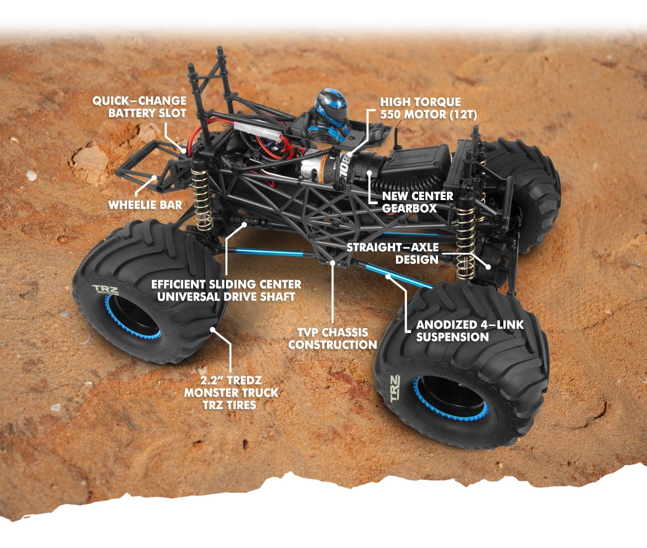 HPI Monster King Big Kahuna Ford Bronco 4400