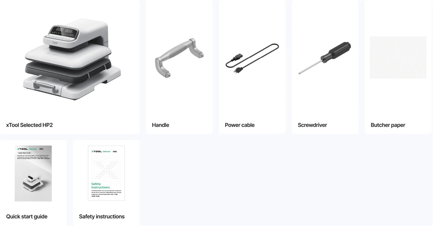 xTool Selected HP2 Auto Heat Press