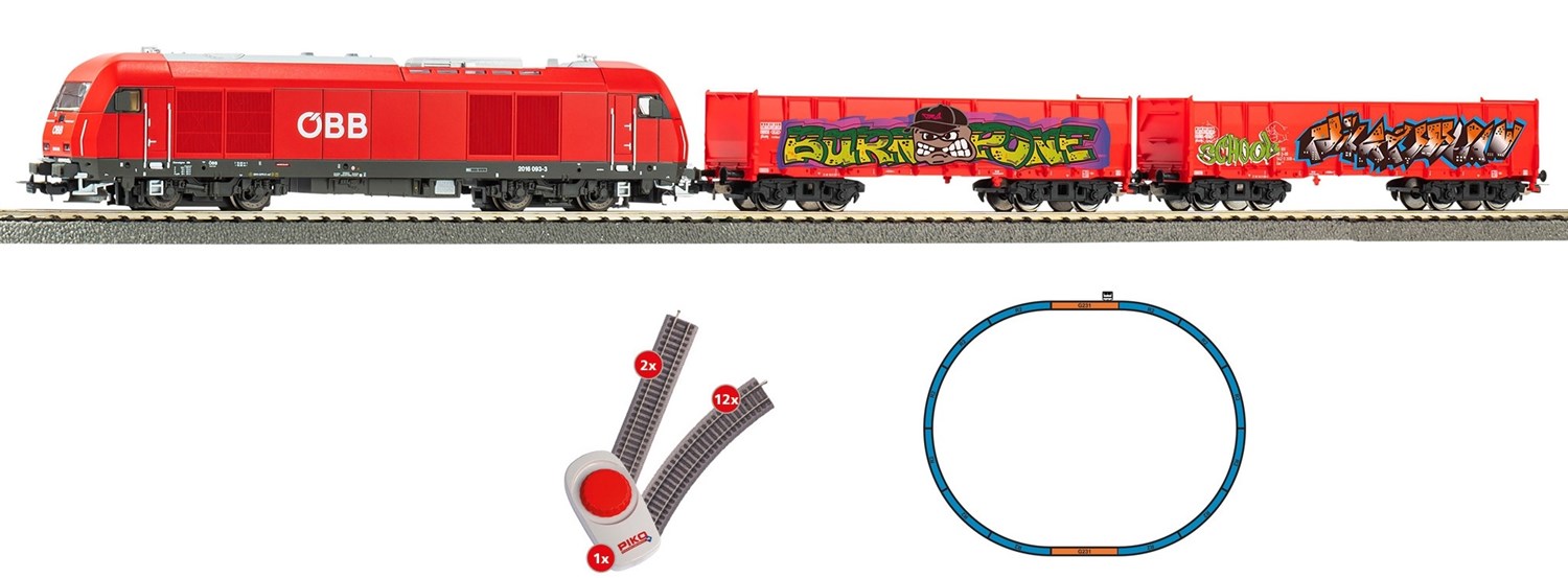 PIKO Tog Startsett - Rh 2016 Godstog