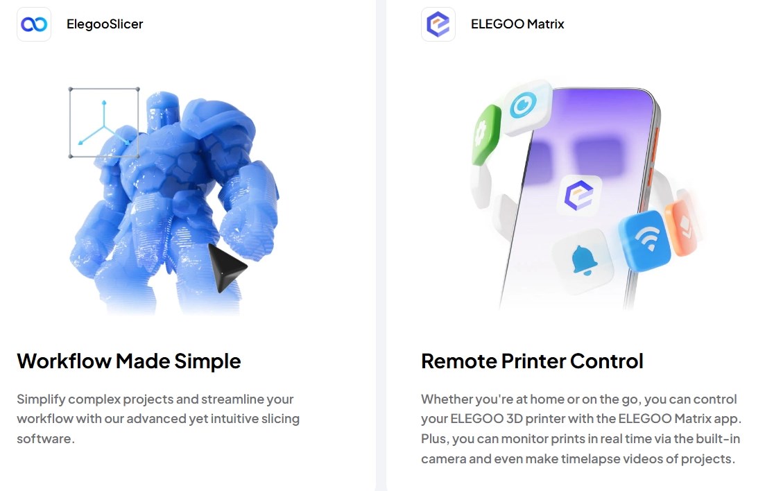 Elegoo Centauri Carbon 2 Combo - 3D Printer