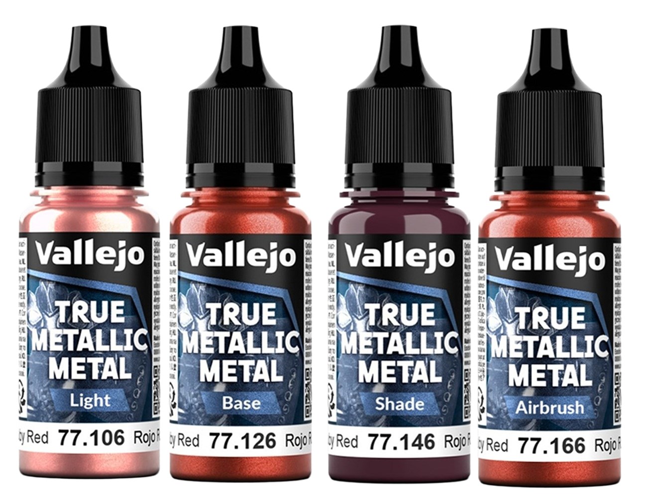 Vallejo TMM 77.254 Ruby Red Paint Set