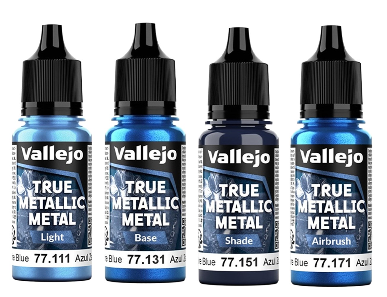 Vallejo TMM 77.256 Sapphire Blue Paint Set