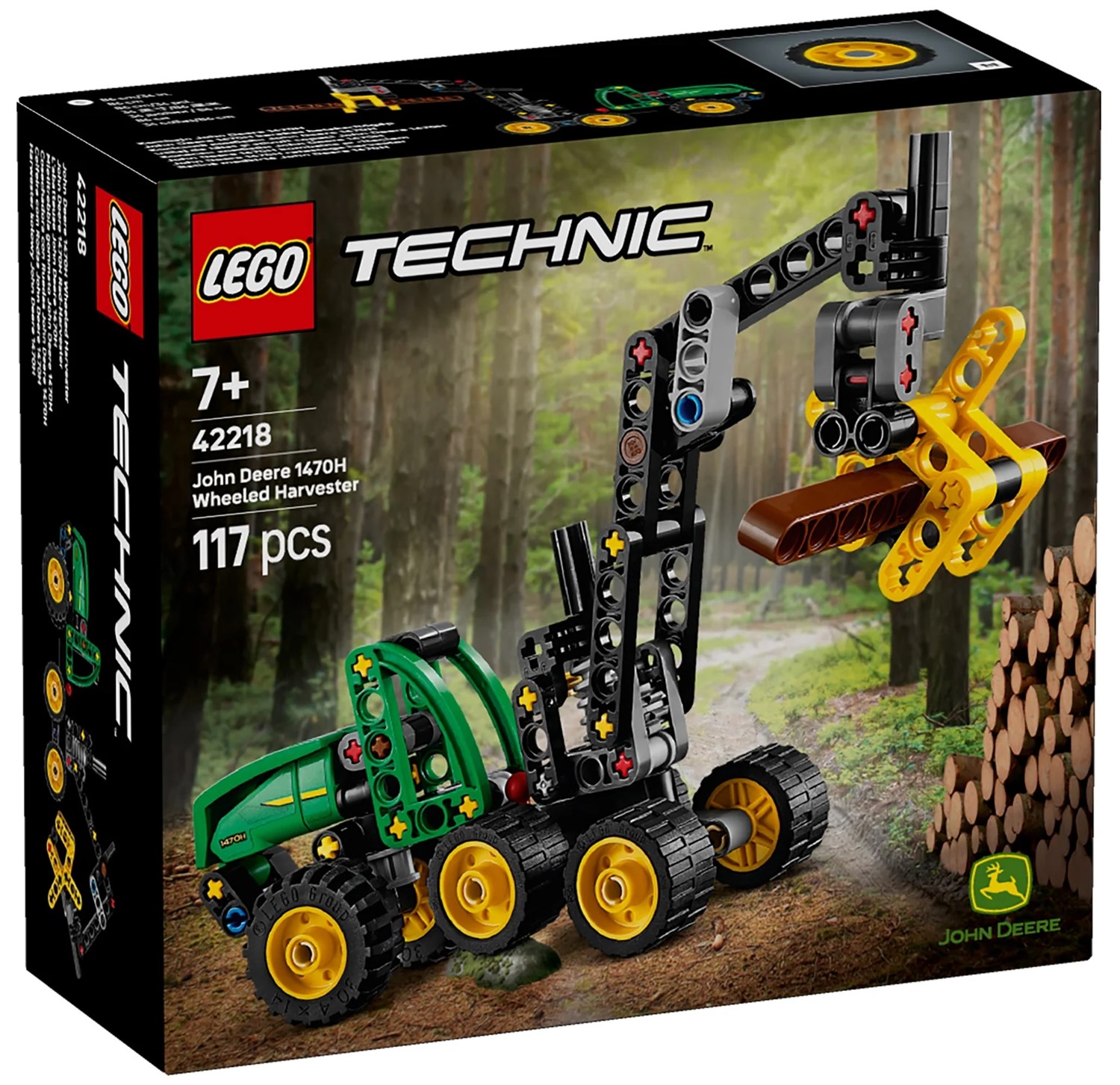 LEGO John Deere 1470H hjuldrevet hogstmaskin