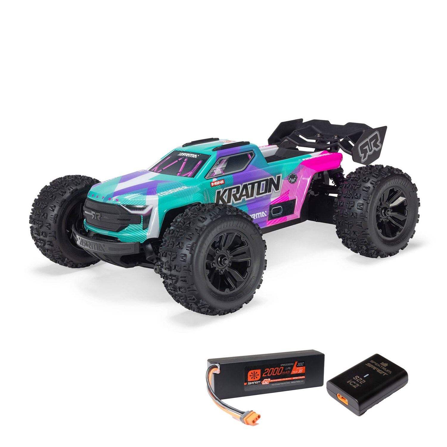 ARRMA Mini Kraton 3S Teal 1/16 Komplett