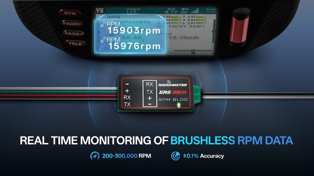 Radiomaster ERS RB01 - Brushless Tachometer ELRS