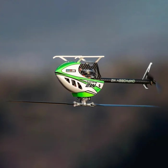 OMP Hobby M2 V3 Sport Helikopter - Aurora Green
