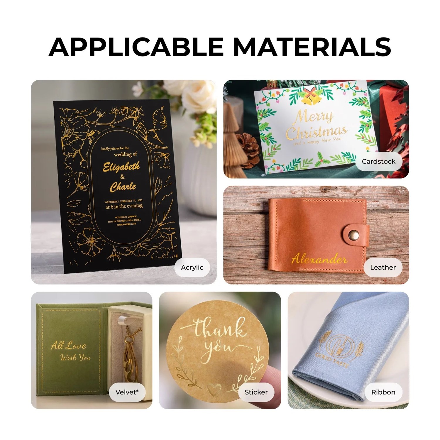 xTool Gold/Silver Hot Foil Pen Transfer Paper 