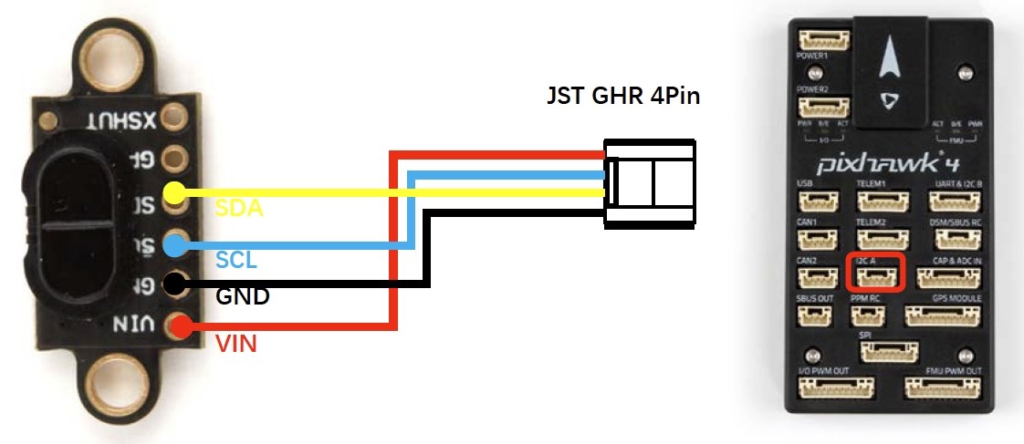 Holybro ST VL53L1X Lidar