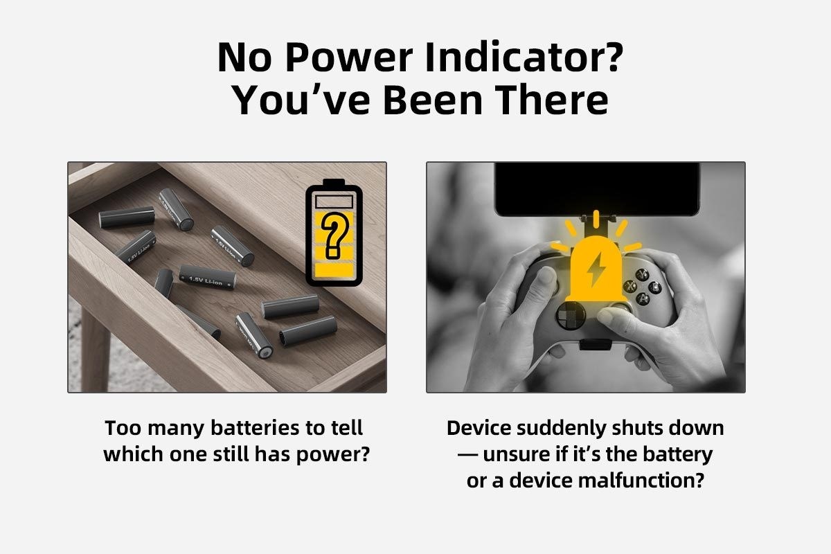 XTAR AA 1.5V 3960mWh Batterier 4stk