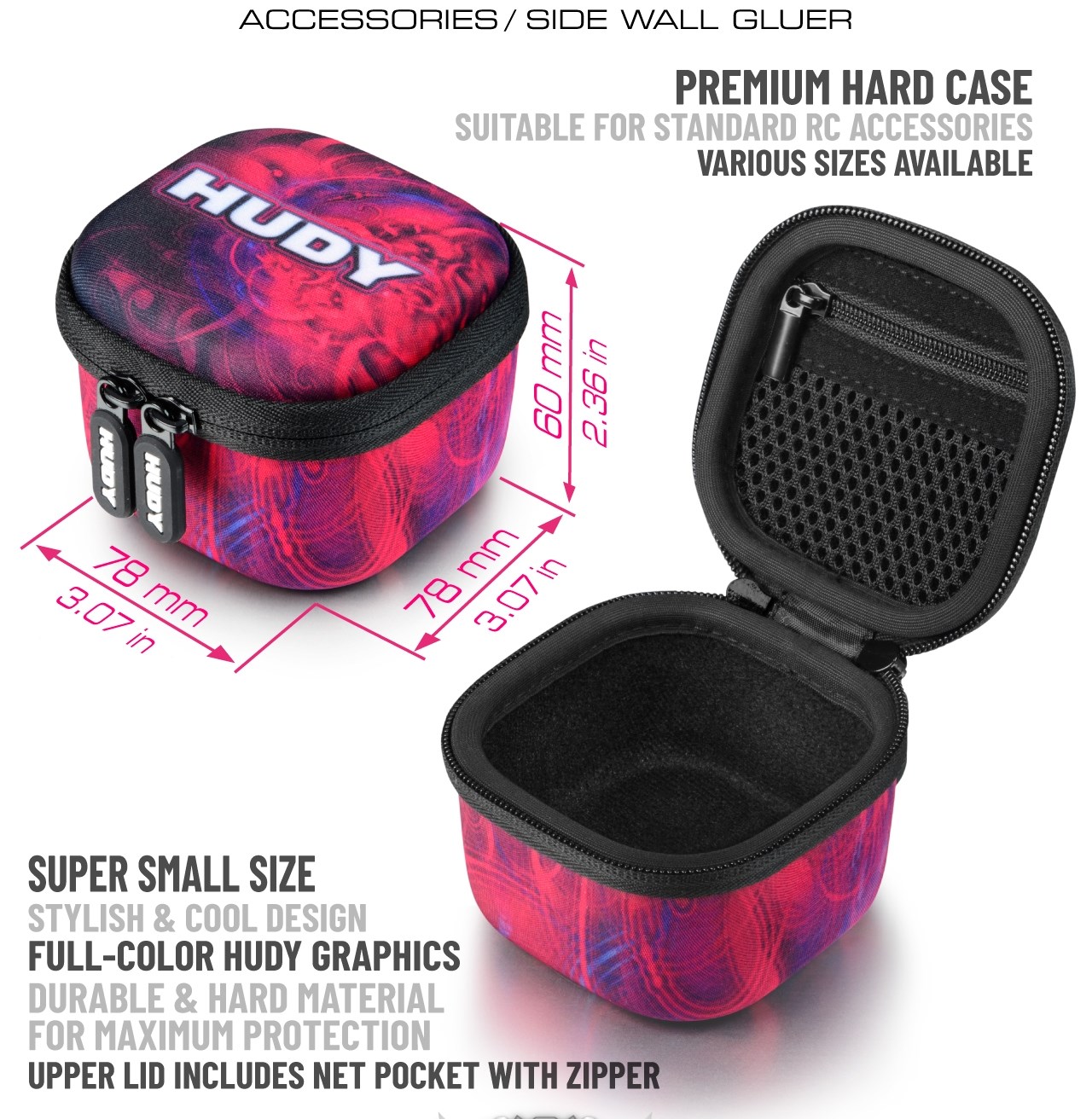 HUDY Hard Case - 78x78x60mm