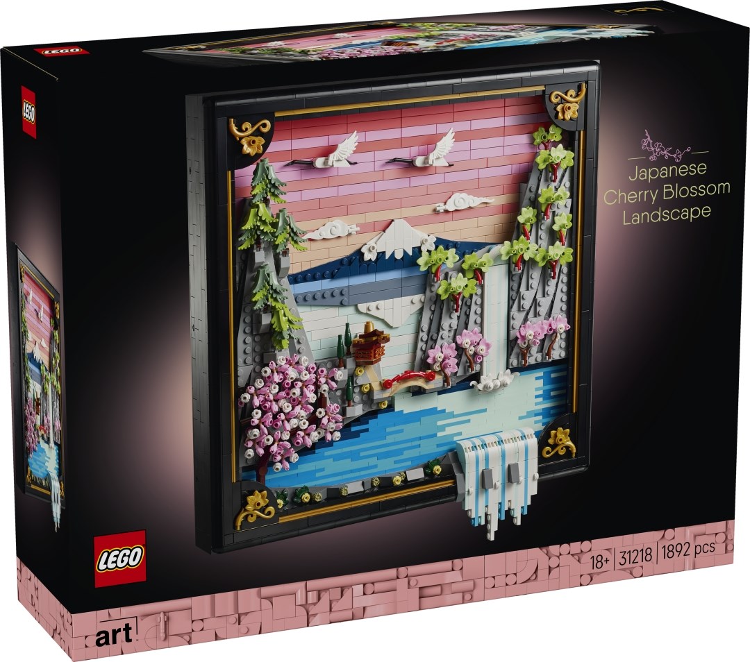 LEGO Art Landskap med Japanske Kirseb�rtr�r