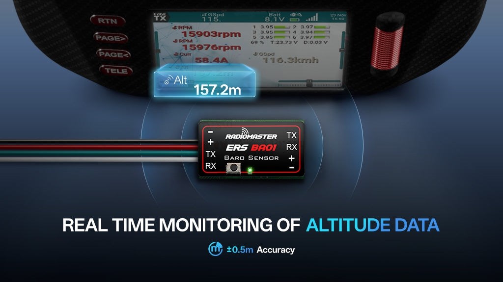 Radiomaster ERS-BA01 - Barometric Altitude ELRS