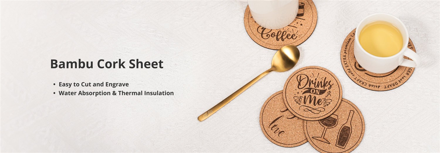 Bambu Lab Cork Sheet - 300x300x2mm - 4PCS
