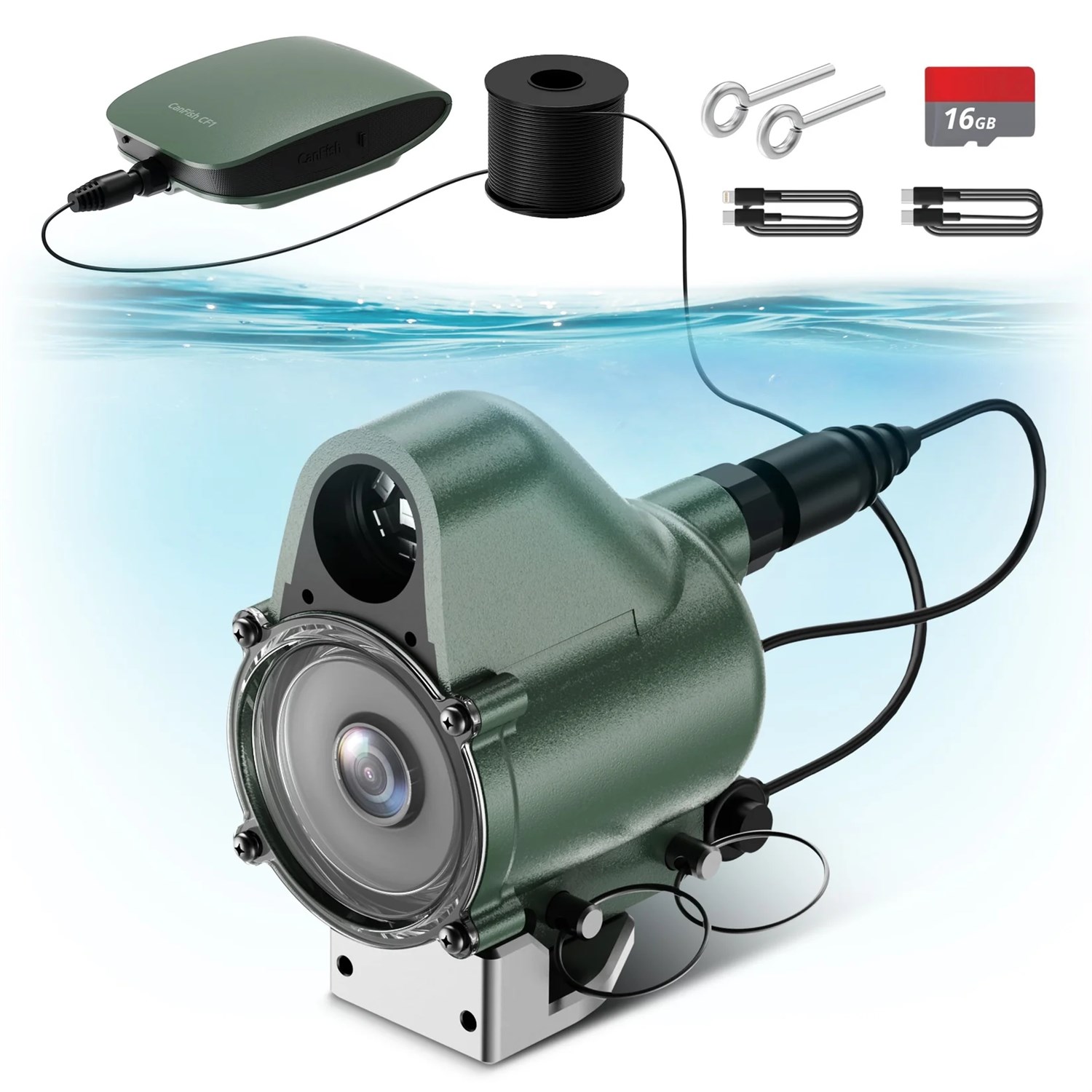 Chasing CF1-25 - Live Underwater Fishing Camera