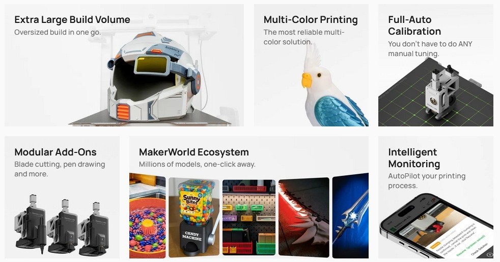 Bambu Lab A2L Combo - 3D-printer