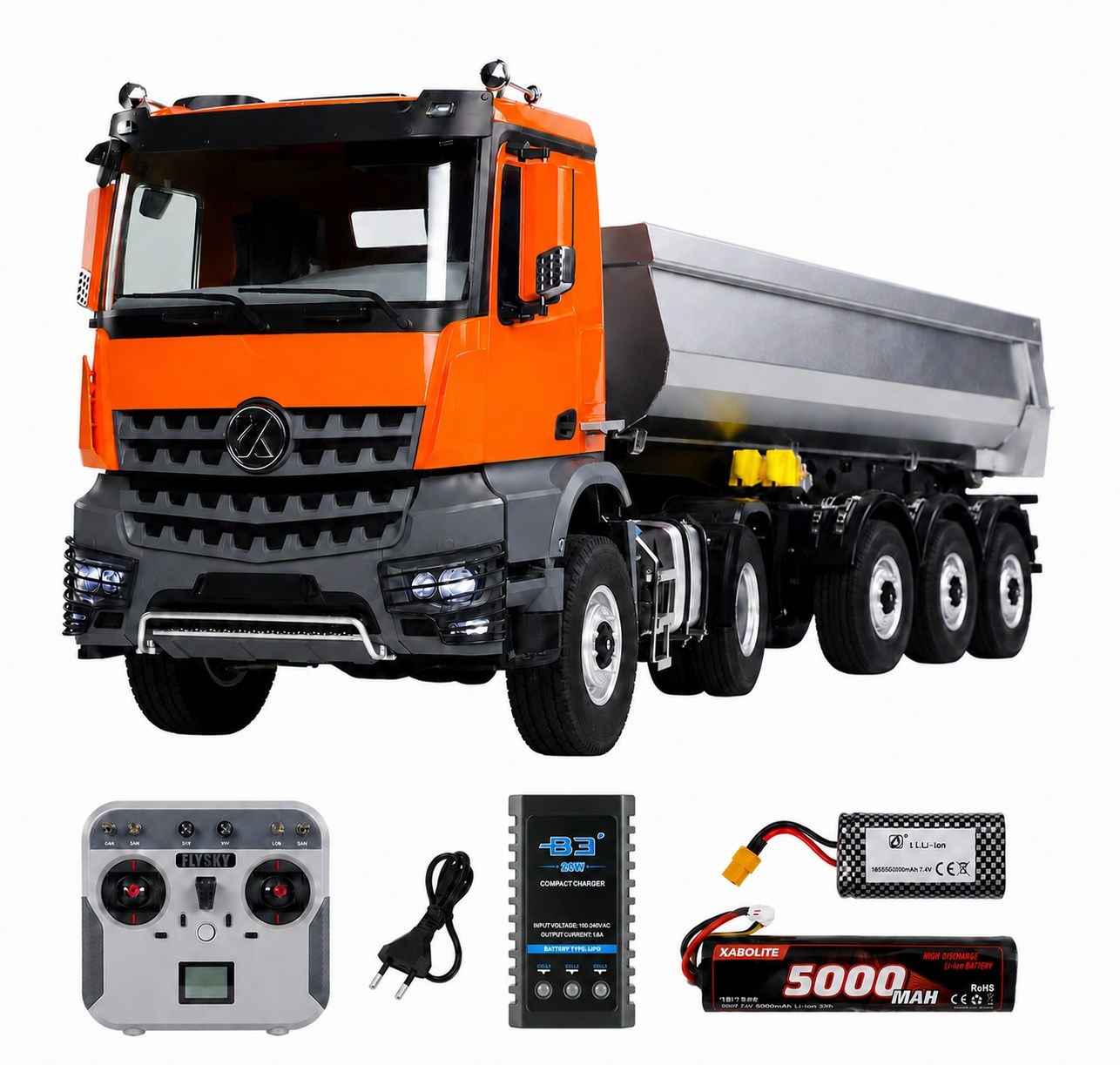 HuiNa Lastebil Kabolite K5801 10ch RTR - Orange