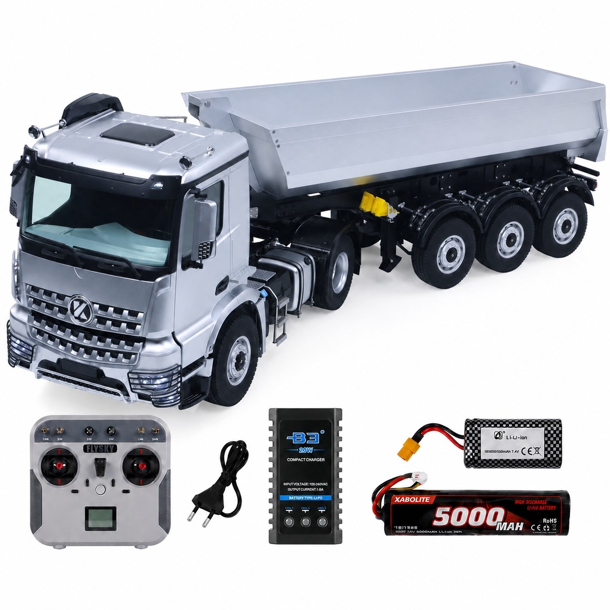 HuiNa Lastebil Kabolite K5801 10ch RTR - Silver