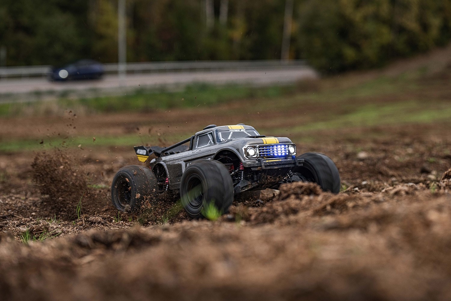 MJX Hyper Go Brushless Truck 1/10 Grey - Komplett