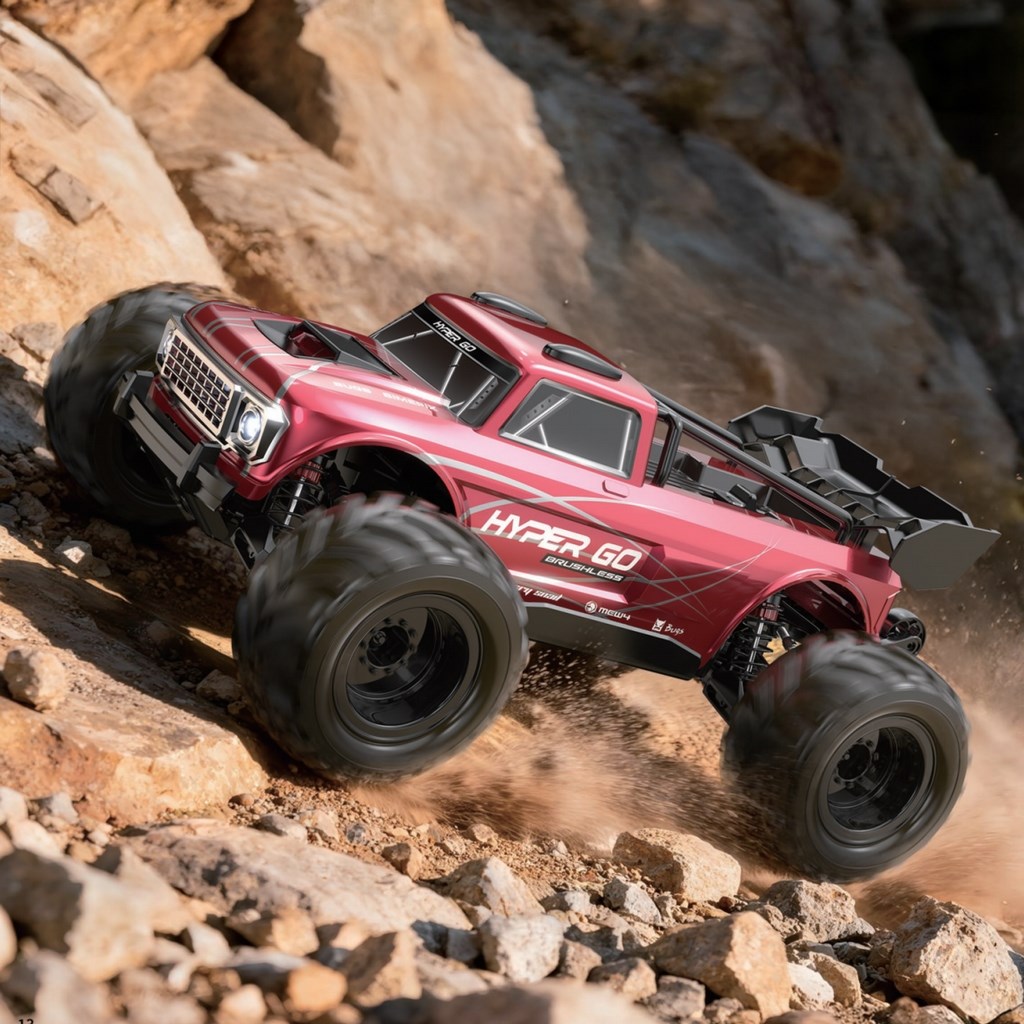 MJX Hyper Go Brushless Truck 1/10 Red - Komplett