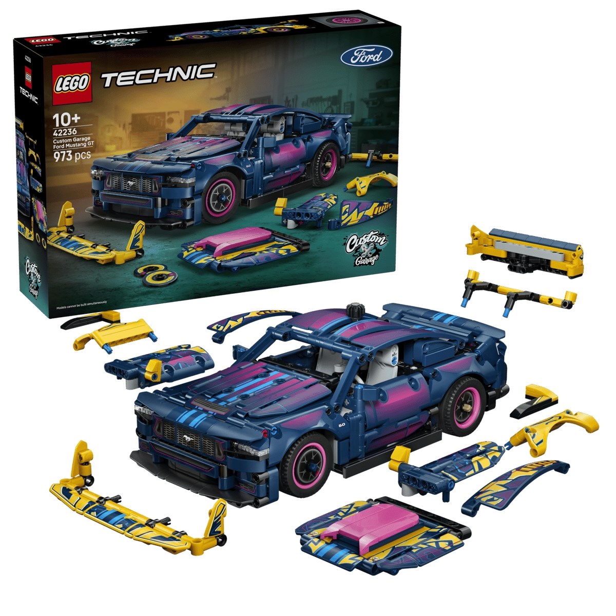 LEGO Verkstedstilpasset Ford Mustang GT-bil