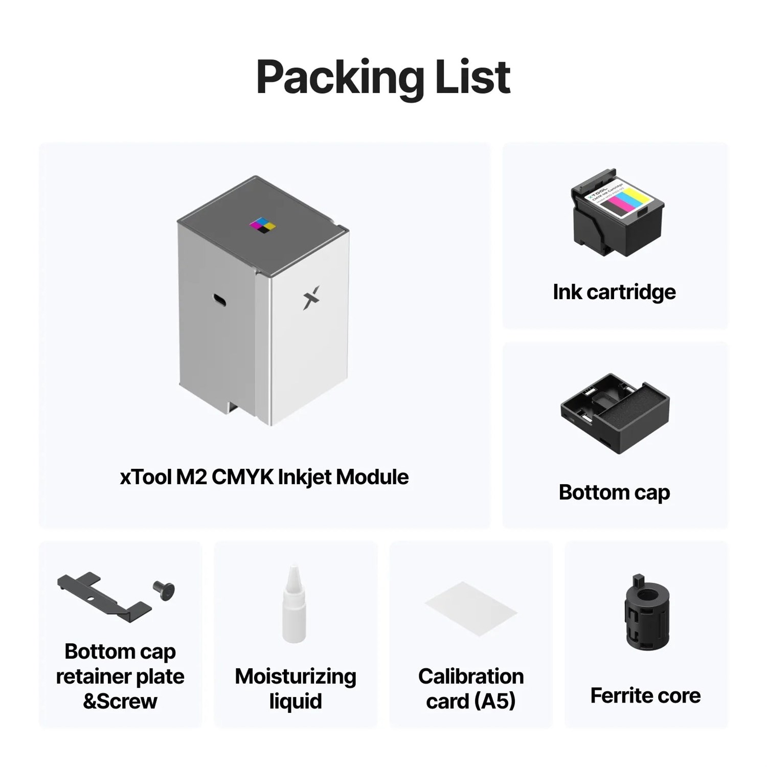 xTool CMYK Inkjet Printing Module for M2