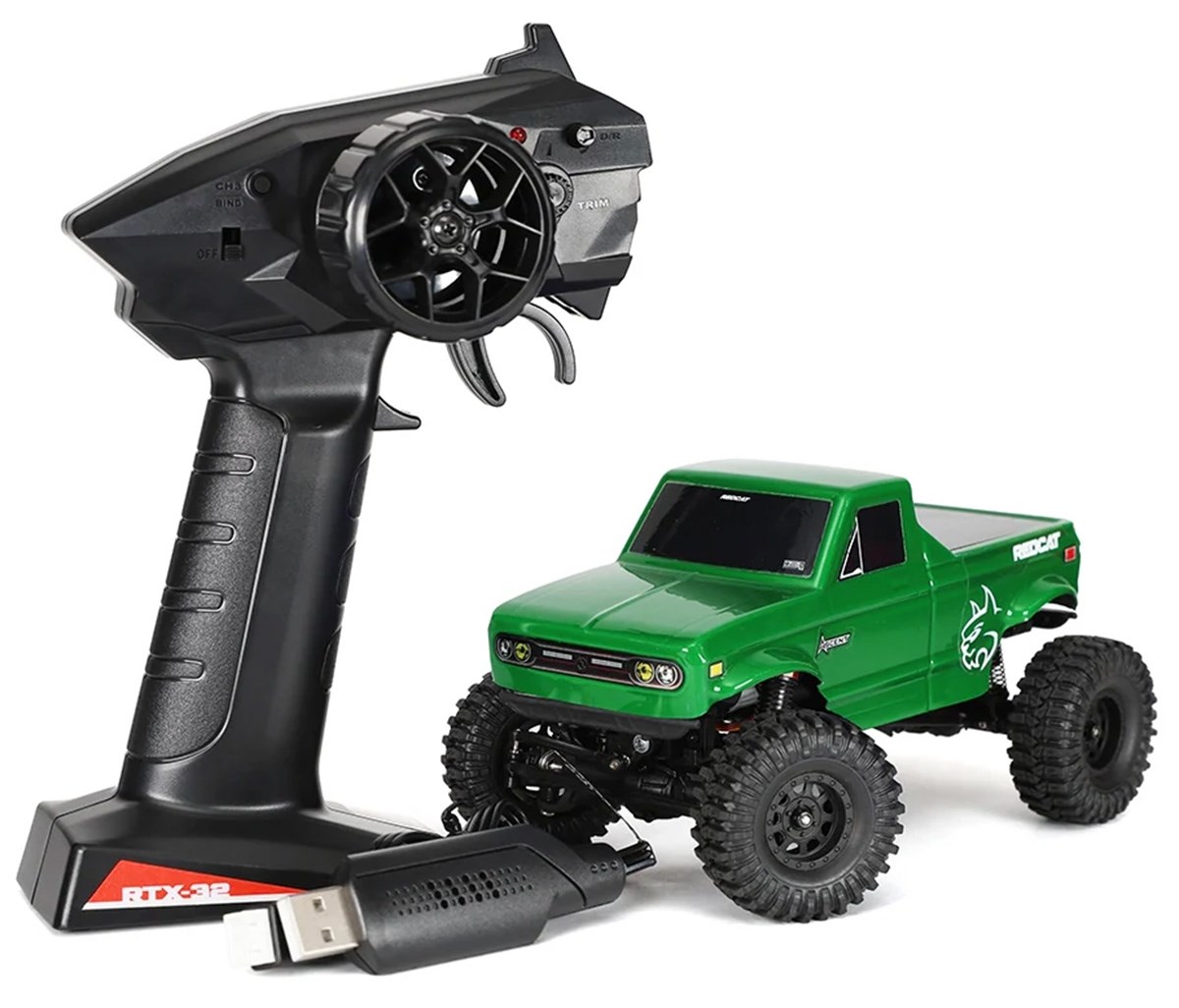 RedCat Ascent-32 V2 1/32 Rock Crawler Grønn
