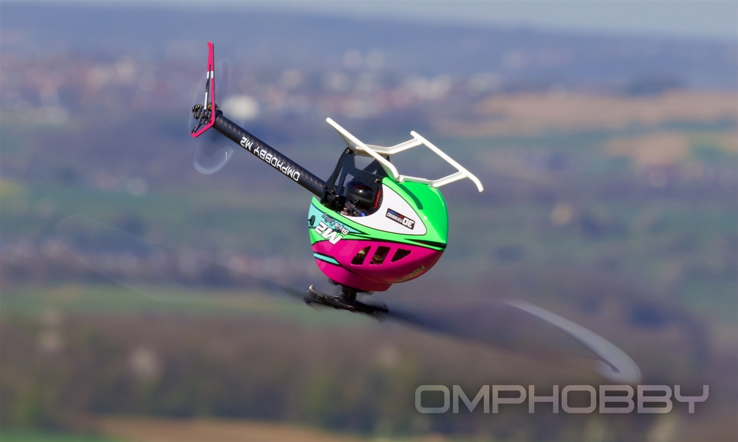 OMP Hobby M2 V3 PRO OFS3+ Helikopter - Pink
