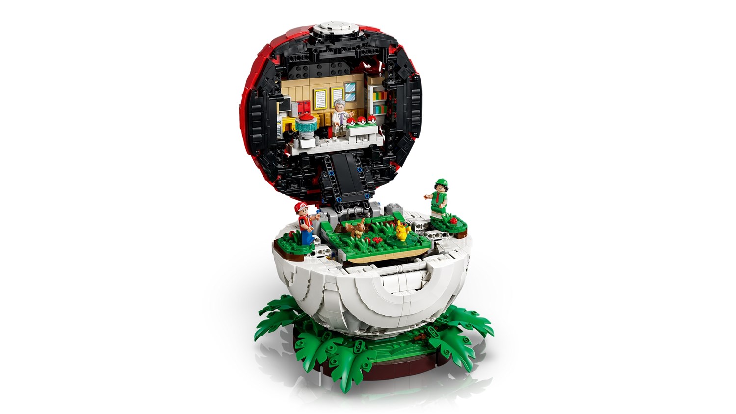LEGO Pokéball med Ikoniske Trenerøyeblikk