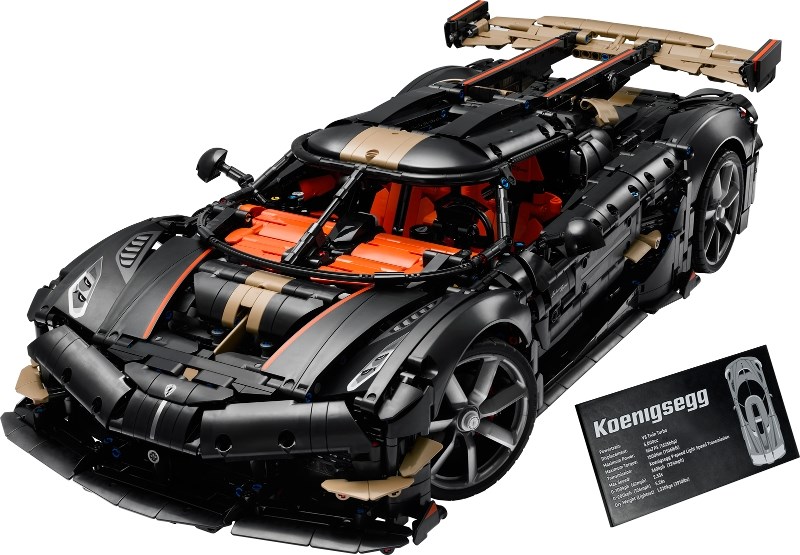 LEGO Technic Koenigsegg Sadairs Spear-megabil