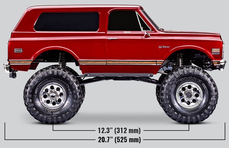 Traxxas TRX-4 Chevrolet K5 Blazer RED 1/10 RTR