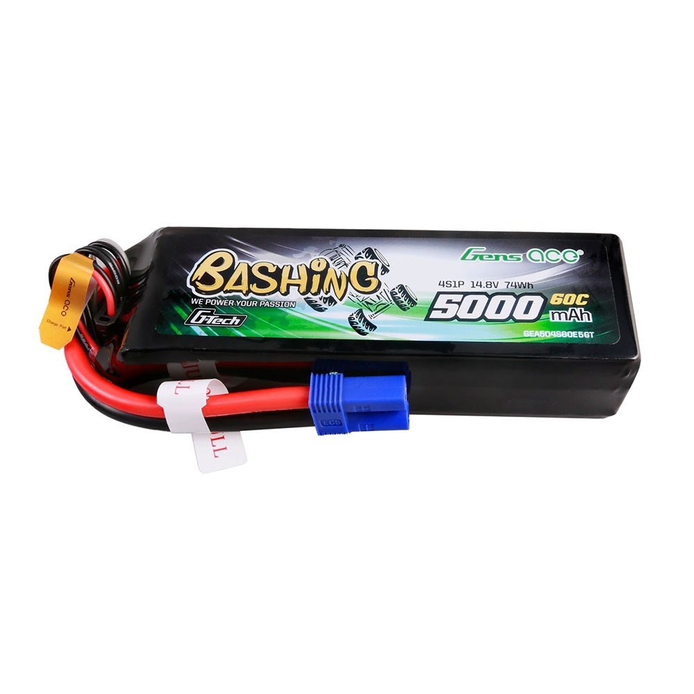 4s 5000mAh - 60C - Gens Ace Bashing G-Tech EC5